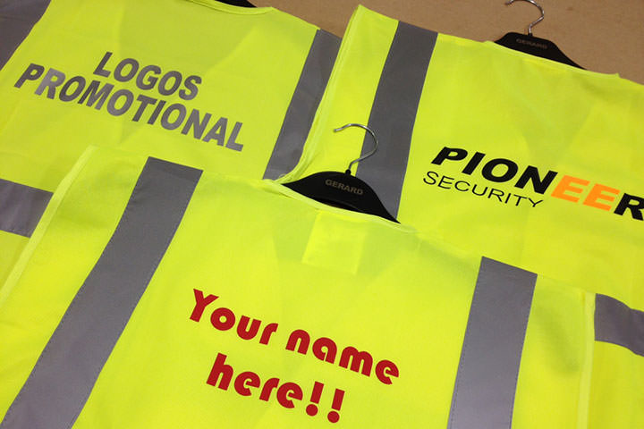 screen-printing-hi-vis-vests Screen printed hi vis vests - Boneida Print