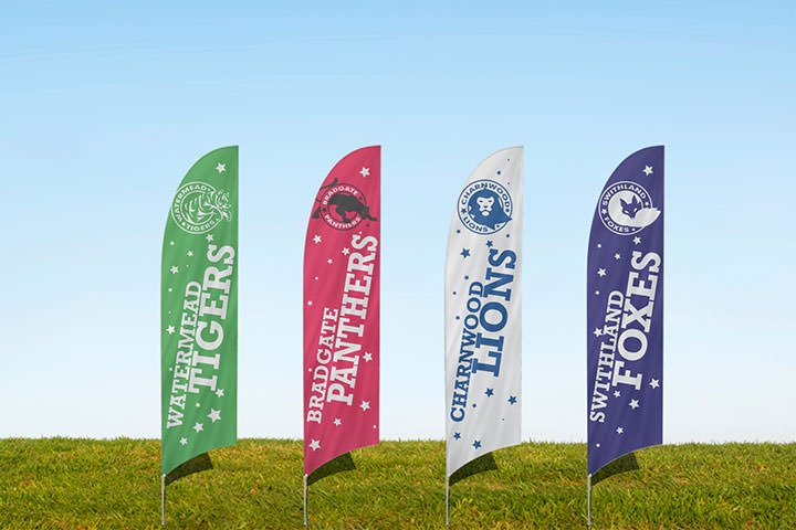 sublimation-drop-banners Sublimated drop banners - Boneida Print
